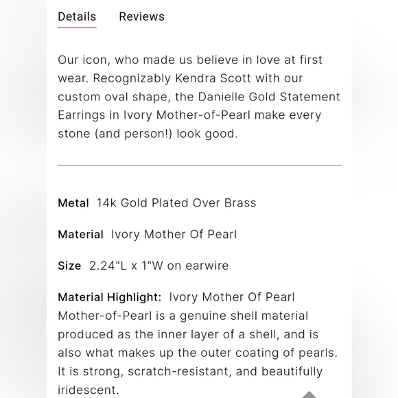 Kendra Scott Danielle Earrings - Picture 2 of 3